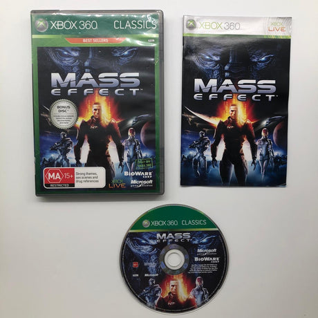 Mass Effect Xbox 360 Game + Manual PAL