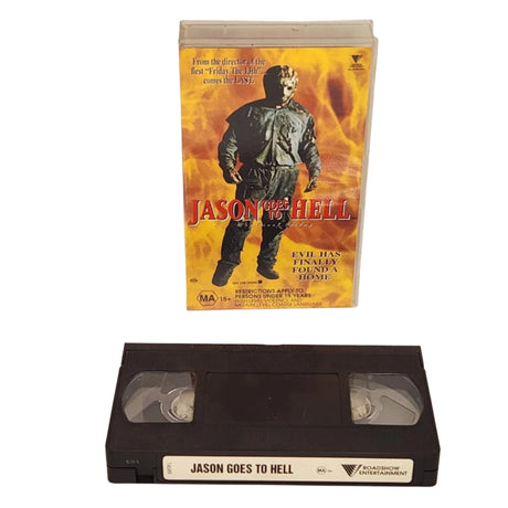 Jason Goes To Hell The Final Friday 13th VHS Video Cassette Tape-Trippy Trades
