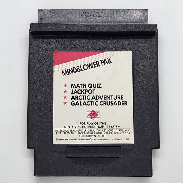 Mindblower Pak Hes Nintendo Entertainment System NES Game Cartridge PAL