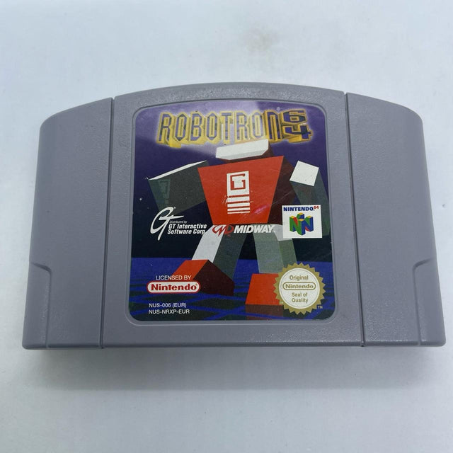 Robotron 64 Nintendo 64 N64 Game Cartridge PAL