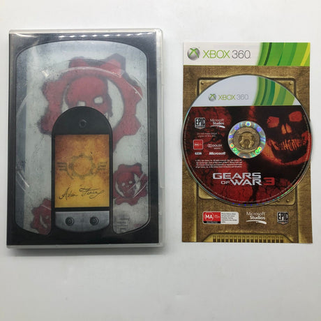 Gears of War 3 Xbox 360 Game + Manual PAL 25AU4