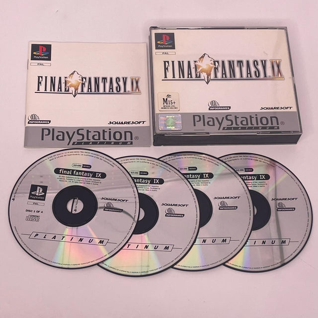 Final Fantasy IX PS1 Playstation 1 Game + Manual PAL