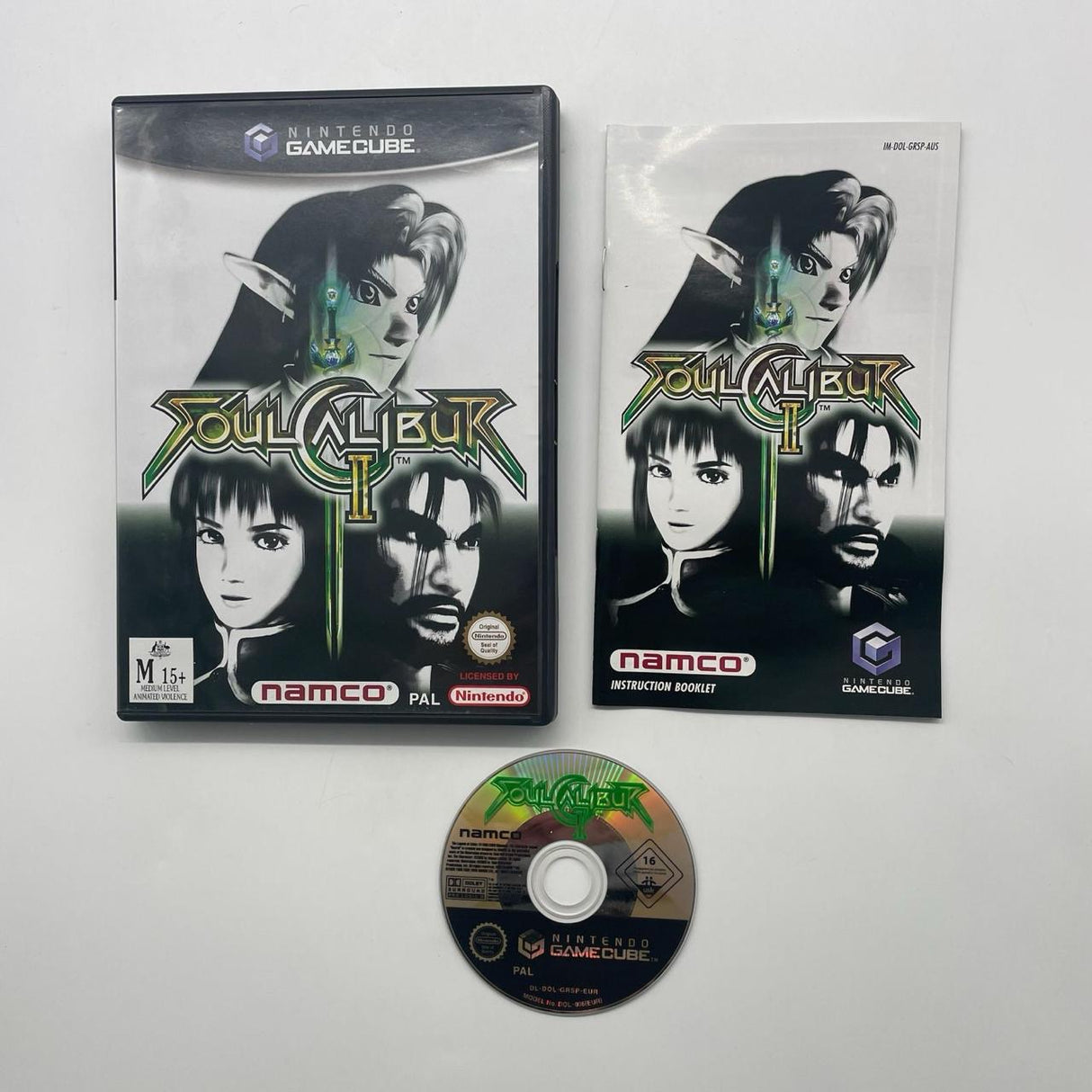 Soul Calibur 2 II Nintendo Gamecube Game + Manual PAL