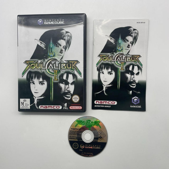 Soul Calibur 2 II Nintendo Gamecube Game + Manual PAL