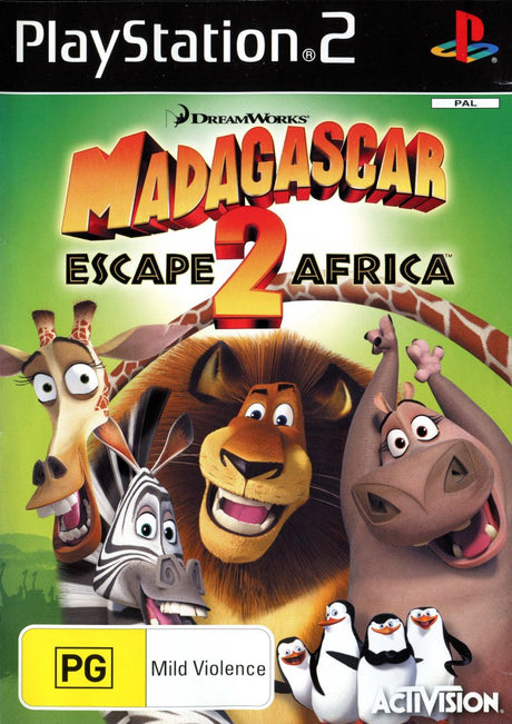 Madagascar: Escape 2 Africa Playstation 2 PS2 Game PAL