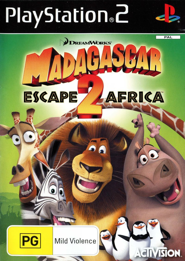 Madagascar: Escape 2 Africa Playstation 2 PS2 Game PAL