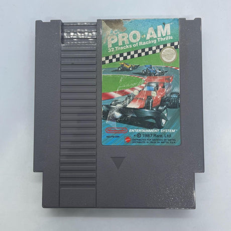 PRO-AM 32 Tracks of Racing Thrills Nintendo Entertainment System NES Game PAL
