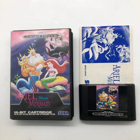 Disney’s Ariel The Little Mermaid Sega Mega Drive Game + Manual PAL