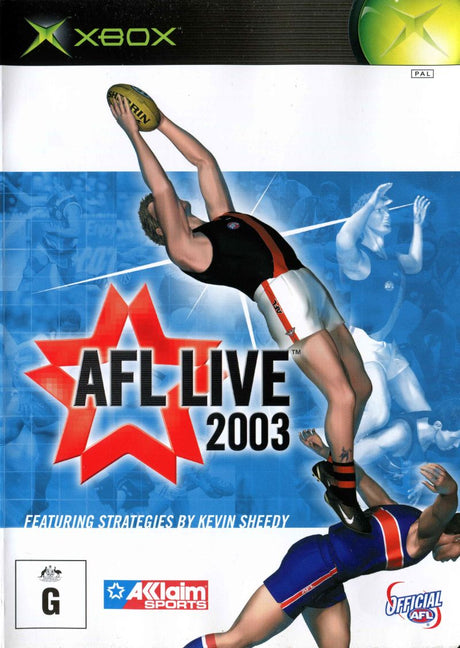 AFL Live 2003 Xbox Game PAL