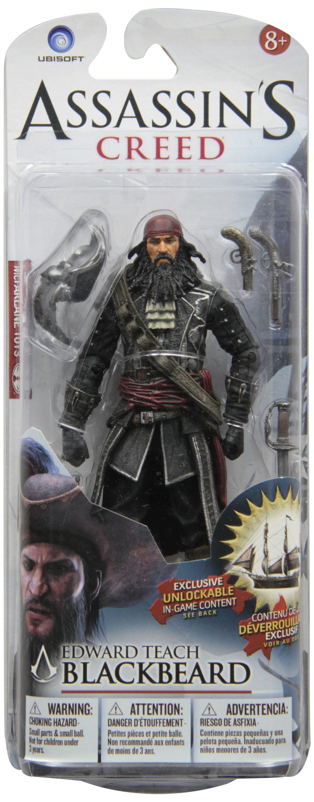 Assassin's Creed Blackbeard Edward Teach McFarlane Toys Series 1 Figure