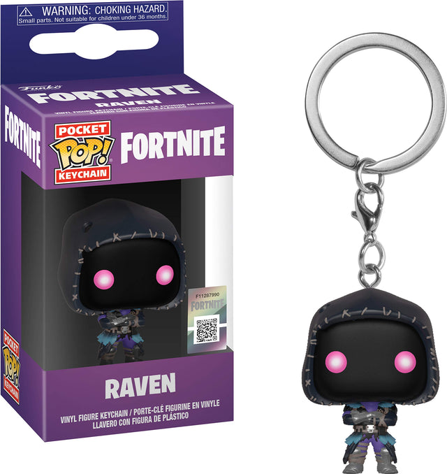 Fortnite Raven Keychain Pop Vinyl Figure