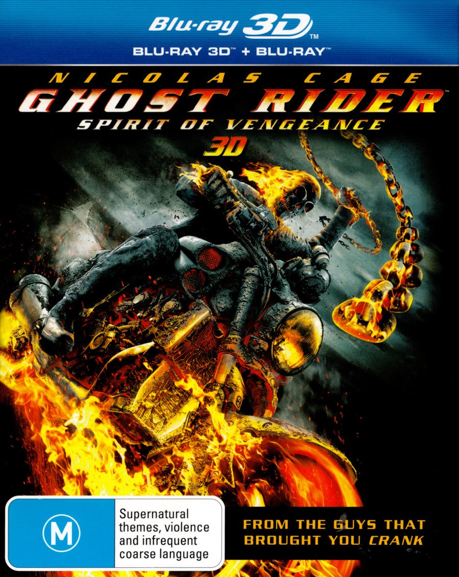 Ghost Rider Spirit of Vengeance 3D Blu-ray