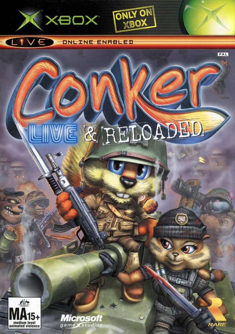 Conker: Live & Reloaded Xbox Game PAL