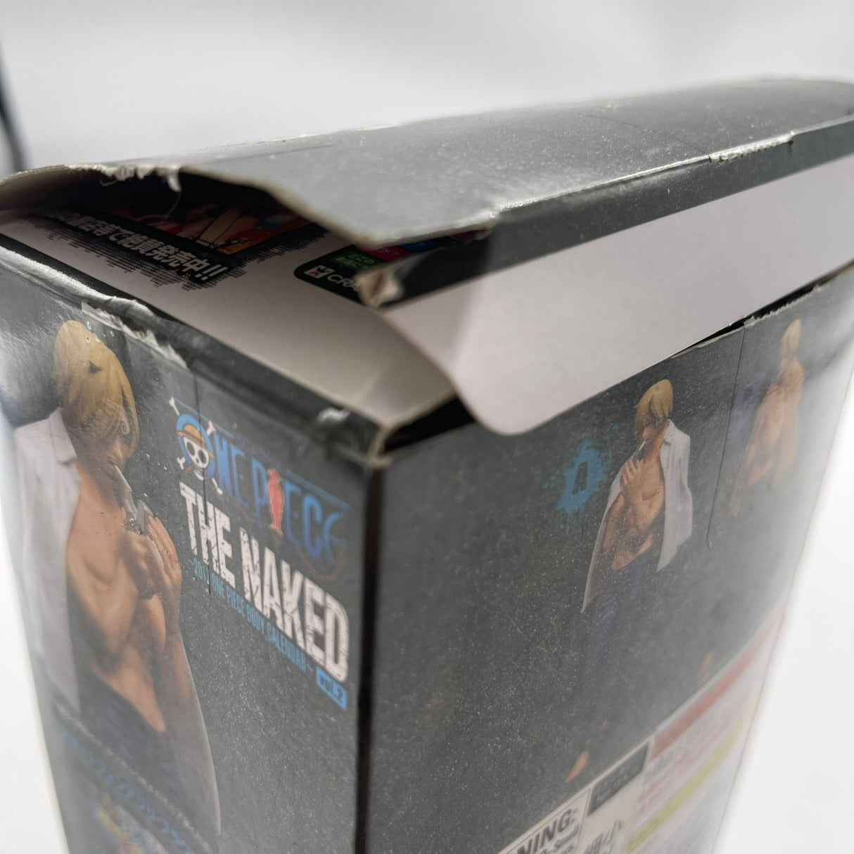 The Naked Sanji White Shirt One Piece Calendar Vol.2 Boxed Figure - Trippy Trades 