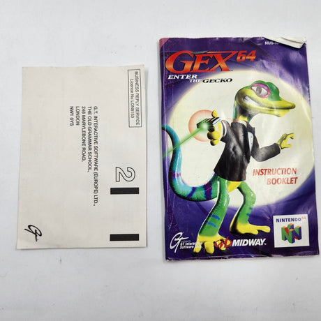 Gex Enter The Gecko 64 Nintendo 64 N64 Game Boxed Complete PAL