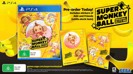 Super Monkey Ball Banana Blitz HD - PlayStation 4 PS4 Game Brand New Sealed