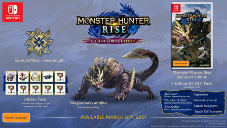 Monster Hunter Rise Collector's Edition Boxed Nintendo Switch Game