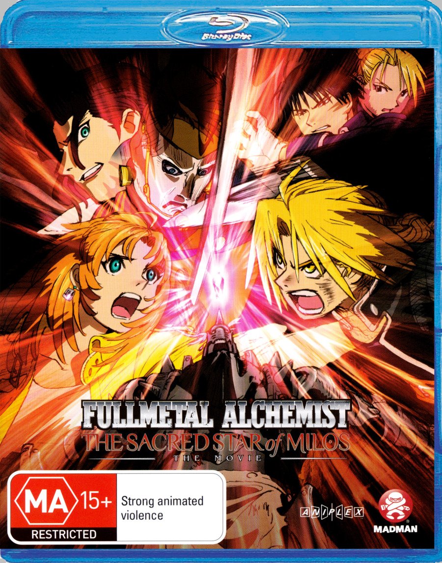 Fullmetal Alchemist The Movie The Sacred Star Of Milos Blu-ray