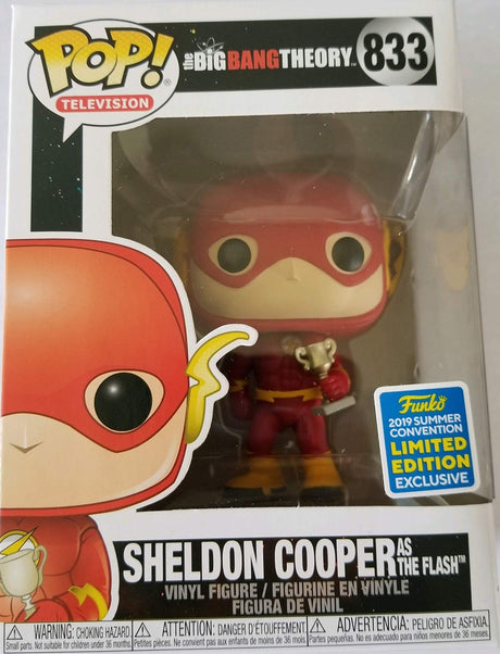 Big Bang Theory Sheldon Cooper as The Flash #833 Pop Vinyl Figure