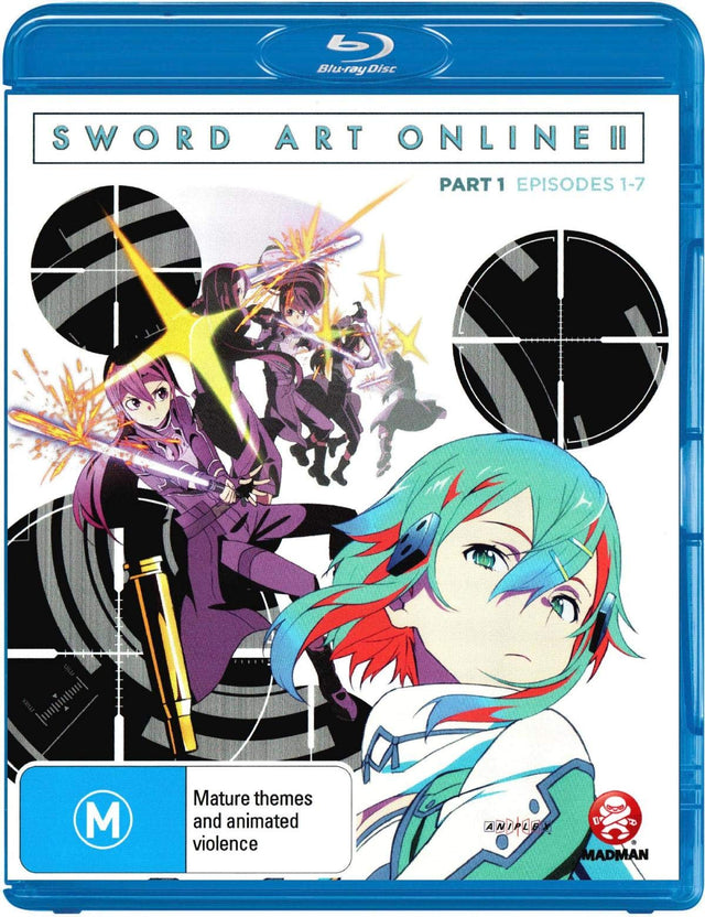 Sword Art Online II Part 1 Episodes 1 - 7 Blu-ray