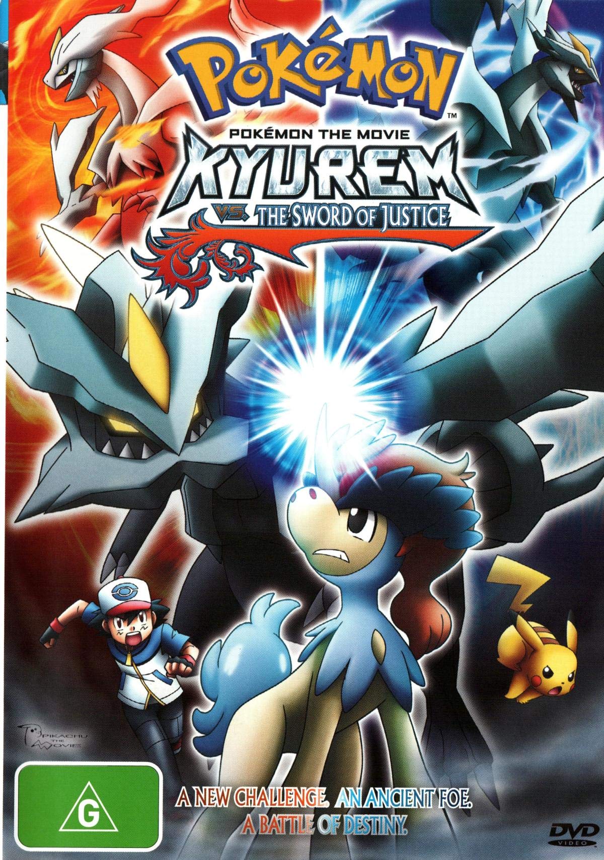 Pokemon Movie 15 The Movie Kyurem Vs.The Sword Of Justice DVD-Trippy Trades