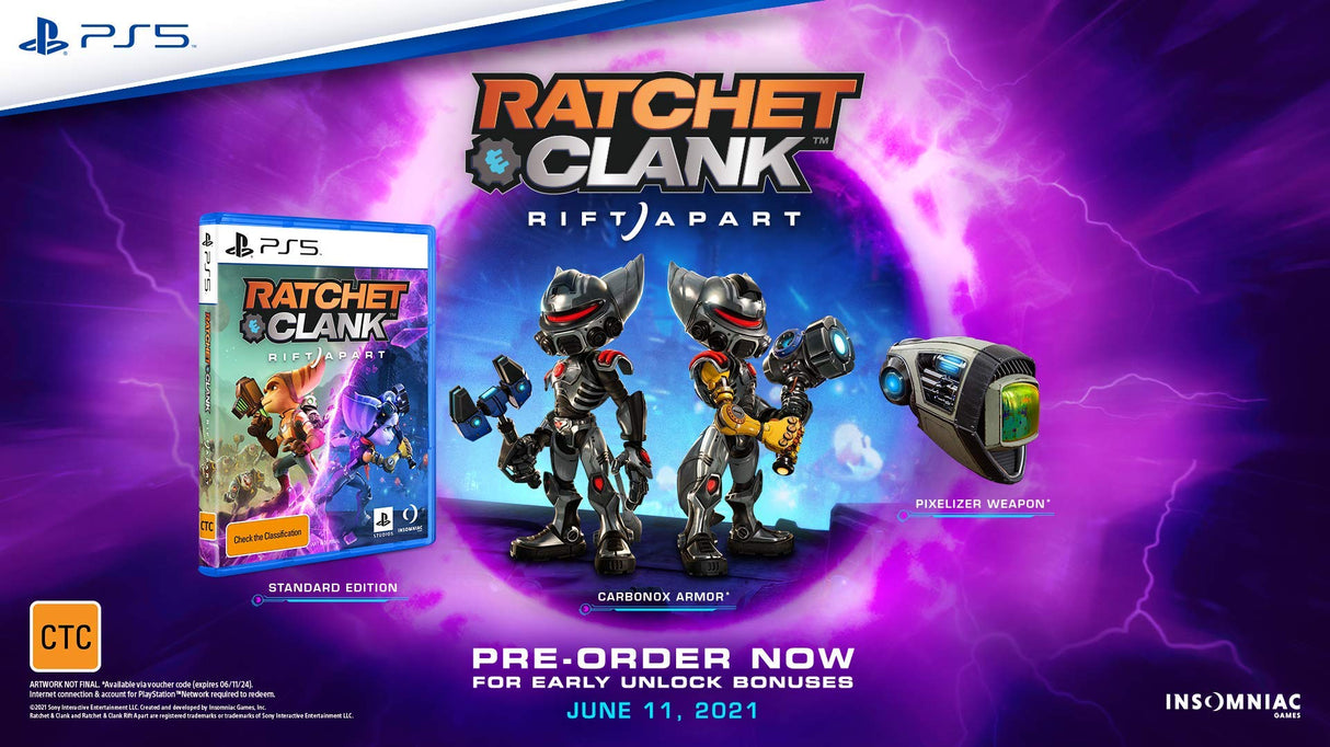 Ratchet & Clank Rift Apart PS5 Playstation 5 Game