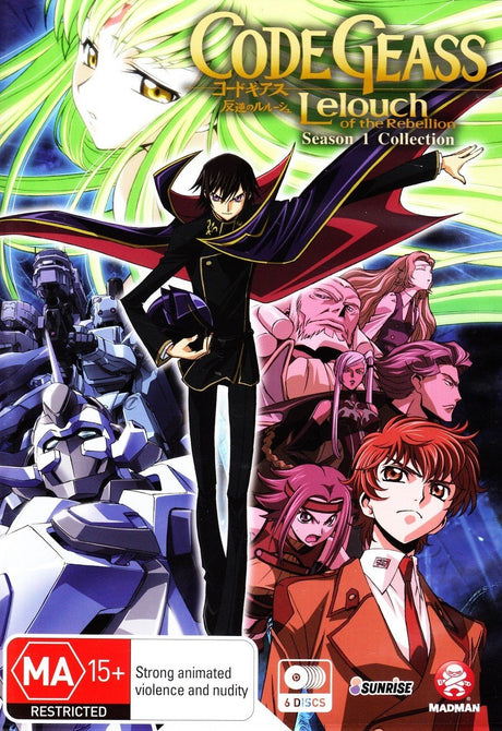 Code Geass Lelouch Of The Rebellion Season 1 Collection DVD