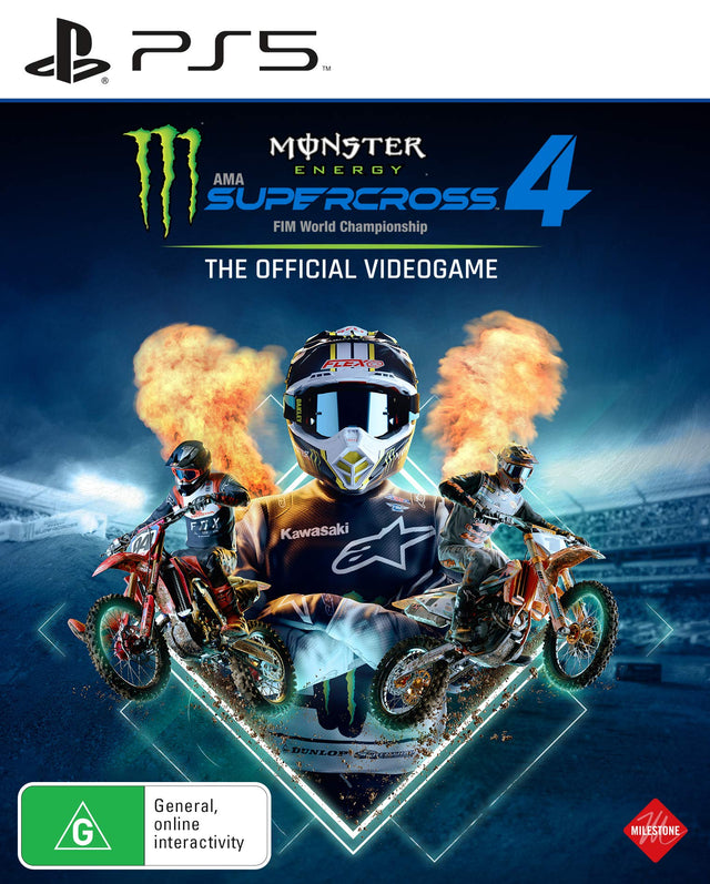 Monster Energy Supercross 4 The Official Video game - PlayStation 5 PS5 Game Brand New Sealed