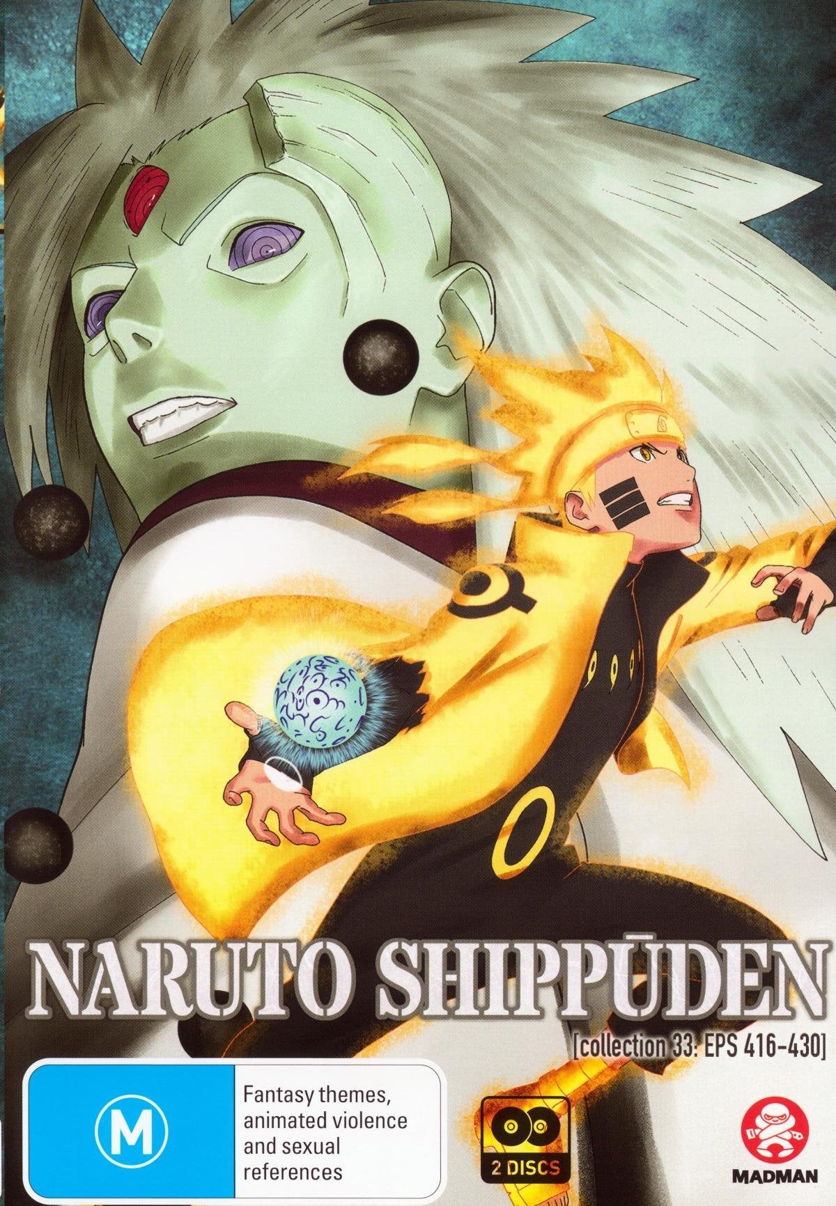 Naruto Shippuden Collection 33 EPS 416-430 DVD-Trippy Trades