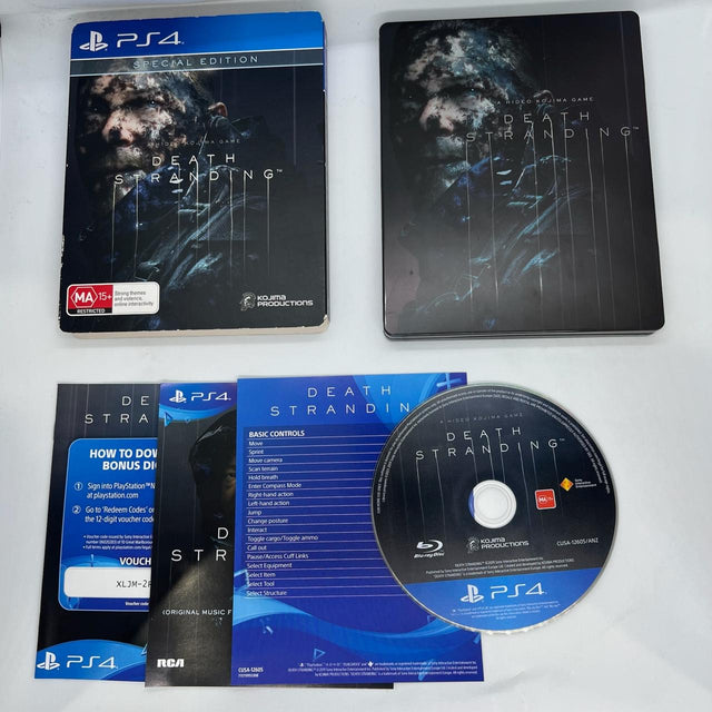 Death Stranding Special Edition Steelbook Edition PS4 Playstation 4 Game + Manual PAL