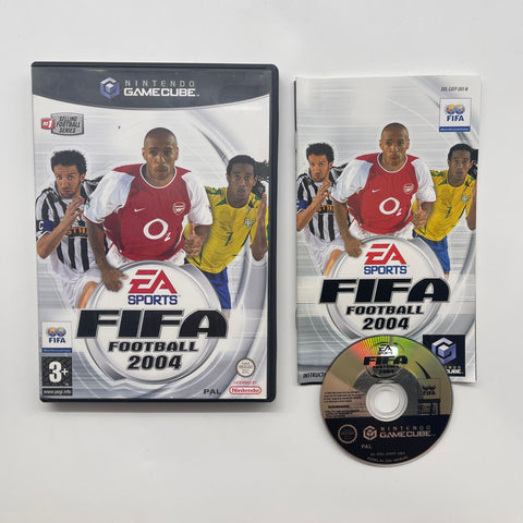FIFA football 2004 Nintendo Gamecube Game + Manual PAL 05A4