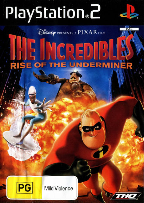 The Incredibles: Rise of the Underminer Playstation 2 PS2 Game PAL