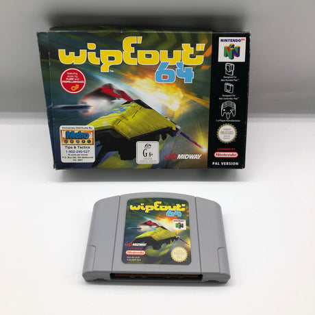 Wipeout 64 Nintendo 64 N64 Game Boxed PAL 25AU4