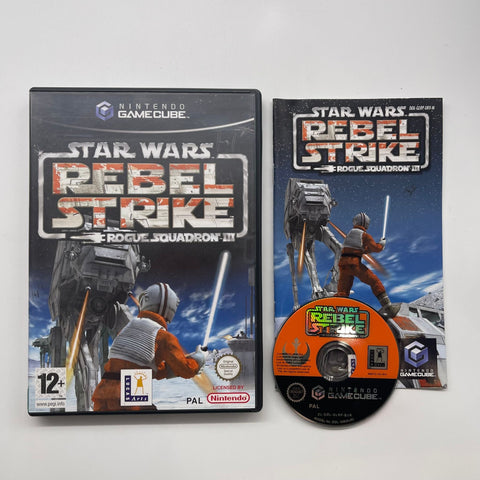 Star Wars Rebel Strike Nintendo Gamecube Game + Manual PAL 05A4