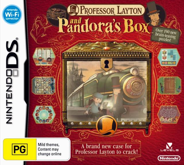 Professor Layton and Pandora's Box Nintendo DS NDS Game PAL