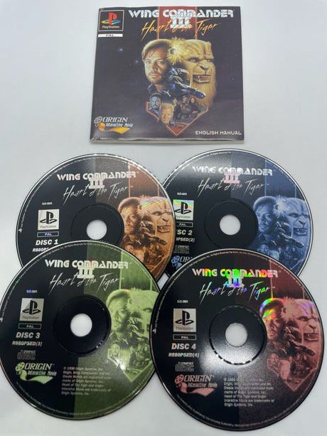 Wing Commander III 3 Heart of the Tiger PS1 Playstation 1 Game PAL