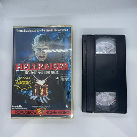 Hellraiser VHS Video Cassette Tape