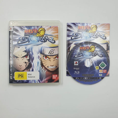 Naruto Ultimate Ninja Storm PS3 Playstation 3 Game + Manual 05A4