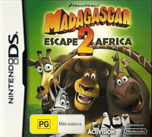 Madagascar: Escape 2 Africa Nintendo DS NDS Game PAL
