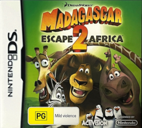 Madagascar: Escape 2 Africa Nintendo DS NDS Game PAL