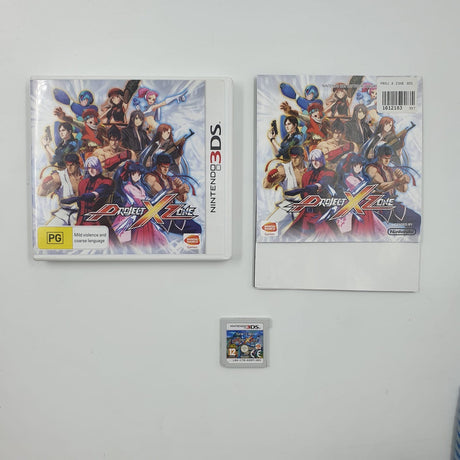 Project X Zone Nintendo 3DS Game + Manual PAL