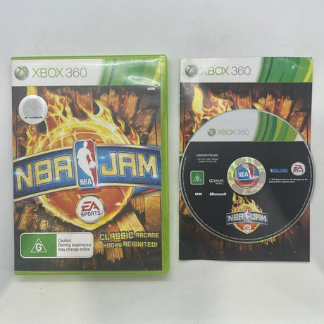 NBA Jam EA Sports Xbox 360 Game + Manual PAL