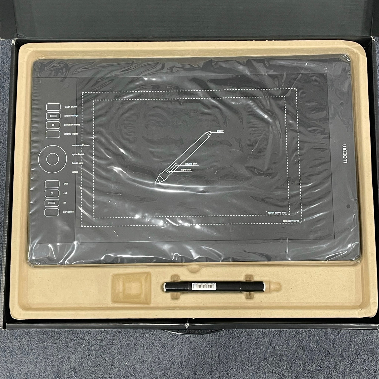 Wacom Intuos Pro Large PTH-860 Professional Creative 5 Touch Tablet Includes Pen