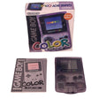 Game Boy Color Atomic Clear Purple Console Boxed Complete with Manual-Trippy Trades
