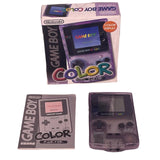 Game Boy Color Atomic Clear Purple Console Boxed Complete with Manual-Trippy Trades