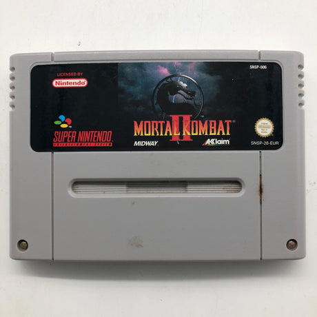 Mortal Kombat II 2 Super Nintendo SNES Game Cartridge PAL