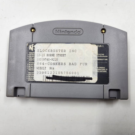 conker's bad fur day Nintendo 64 N64 Game Boxed Complete PAL