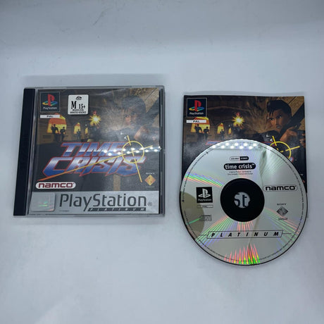 Time Crisis PS1 Playstation 1 Game + Manual PAL