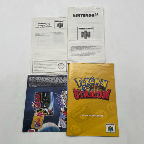 Pokemon Stadium With Transfer Pak Nintendo 64 N64 Game Boxed PAL