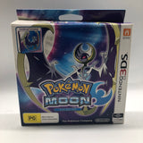 Pokemon Moon Fan Edition Nintendo 3DS Game Steelbook Edition Boxed 25AU4